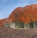 Susan Entwistle Art Herfst Beuken wenskaart, 15 cm x 15 cm, Papier Multi kleuren, 15 x 15 x 1 cm