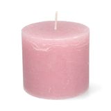 Bougie bloc, vieux rose, Ø10 x 9 cm