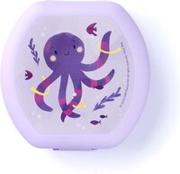 Amuse Plus Sea Life Snackbox - Lila - 200ml - Clipsluiting - Vaatwasserbestendig