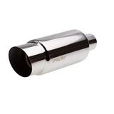 Simoni Racing ESR086 Uitlaatdemper afgerond, Inox