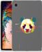B2Ctelecom Samsung Galaxy Tab A9 Back Cover Panda Color Siliconen