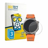 BROTECT Glas Screenprotector voor Oppo Watch X3 - Gehard Beschermglas 9H 3 Stuks