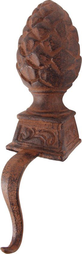 Esschert Design Stocking (kerstsok) hanger, gietijzer - donkerbruin