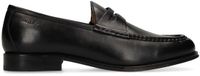 Van Lier - Heren - Zwarte leren loafers - Maat 43
