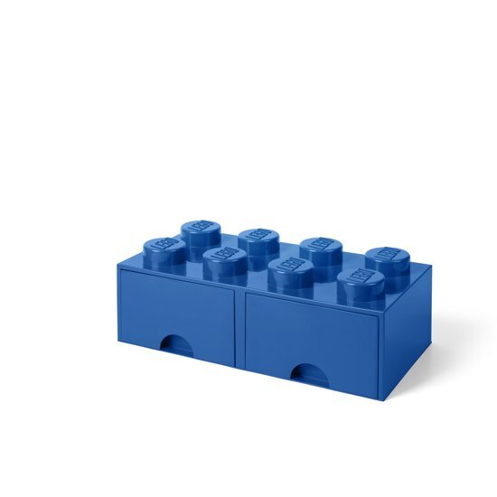 lego 4004 Storage Brick Opberglade 2x4 Blauw