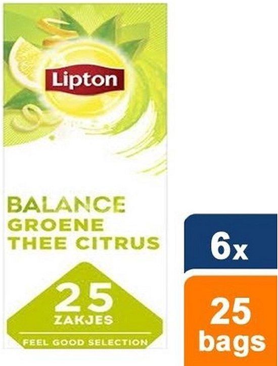 Lipton - Groene thee Balance - 6 x 25 stuks