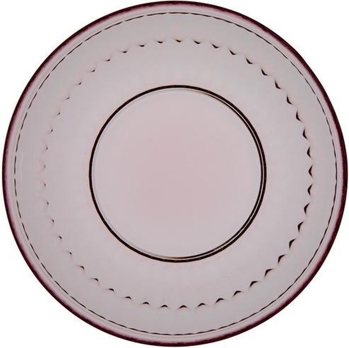 Villeroy & Boch Villeroy en Boch - Boston col. Saladeborden roos, decoratieve borden voor salades en desserts met roze accent, kristalglas