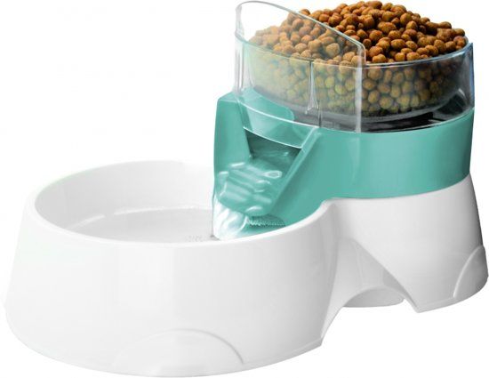Ebi Pet Feeder 2 in 1 blauw