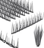KADAX Vogelafweer van kunststof, duivenafweer, spikes, vogelbescherming voor balkon, raam, dak, tuin, vogelverschrikker ter afweer van vogels, duivenbescherming (antraciet, 6 stuks)