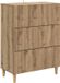 vidaXL Commode, 66 x 34,5 x 90 cm, Bois traité, Chêne artisanal