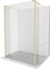 Mexen Kioto paroi de douche autoportant 105 x 200 cm, transparent, or brossé
