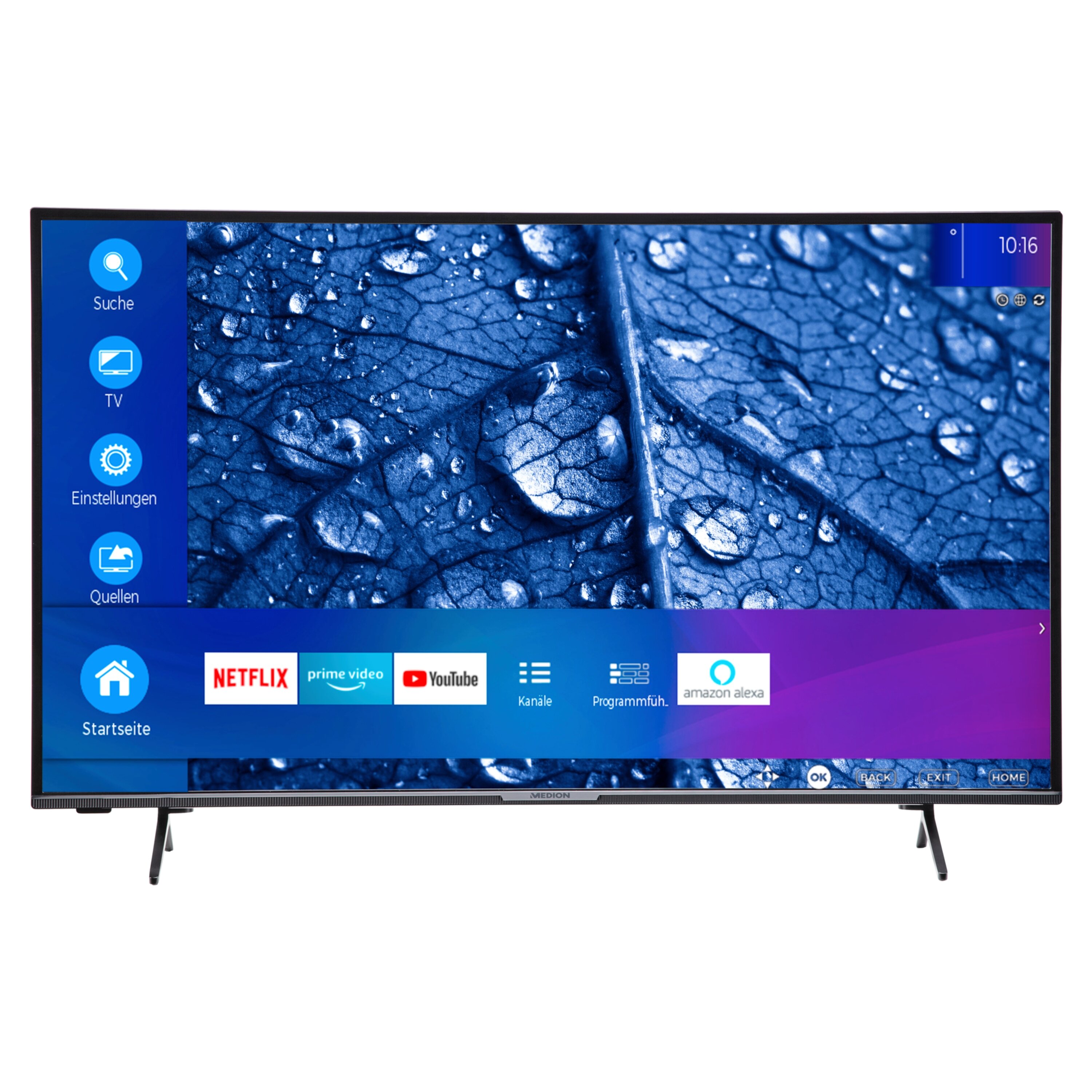 Medion LIFE® P14313 (MD 30020) 108 cm (43 inch) Full HD TV (Smart TV | HDR | Netflix | Prime Video | PVR | Bluetooth | Triple Tuner Receiver) 2023