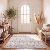 Safavieh Madison MAD798 tapijt voor woonkamer, slaapkamer of elk interieur, 122 x 183 cm, grijs/goud
