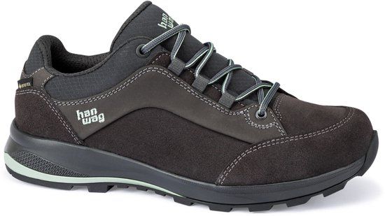 Hanwag Banks Low Bunion Lady GTX - Wandelschoenen - Dames Asphalt / Mint 37.5