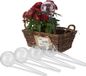 Merkloos Relaxdays Waterdruppelaar - Set van 5 - 28 x 8 cm - Kamerplanten - 250 ml - Kunststof - Transparant