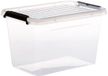 5five Opbergkist met deksel - Clip Box - 6.5 liter - Transparant