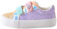 Next - Meisjes - Sneakers met dikke zool, klittenbandsluiting en brede pasvorm (G) - Paars