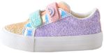 Next - Meisjes - Sneakers met dikke zool, klittenbandsluiting en brede pasvorm (G) - Paars
