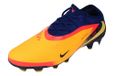 Nike Phantom 6 Low Pro Erling Haaland voetbalnoppen voor harde vloeren (laseroranje/leeg blauw/citroengift)