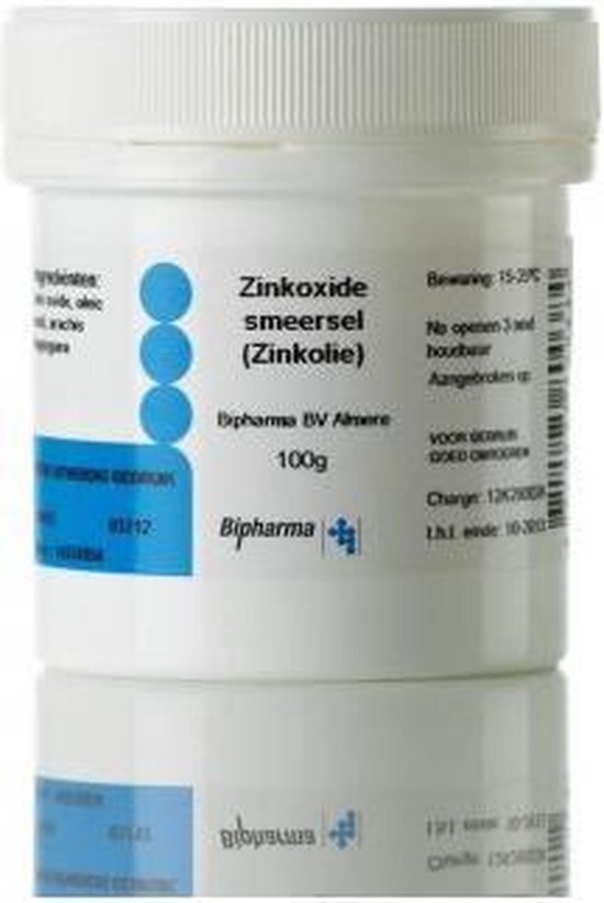 Zinkoxidesmeersel zinkolie