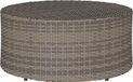 Bol table basse d'extérieur gris Ø 68 x 30 cm polyrotin