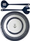 Marine Business Scheepsservies Sailor Saladekom met bestek
