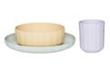OYOY Lavendel, Muntkleur, Vanillekleur servies 3-delig Kunststof