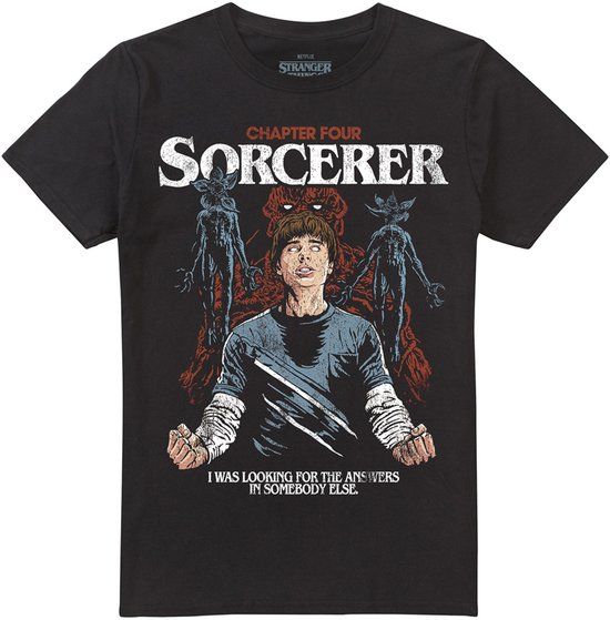 Stranger Things T-shirt - Season 5 - Will The Sorcerer - Zwart - L