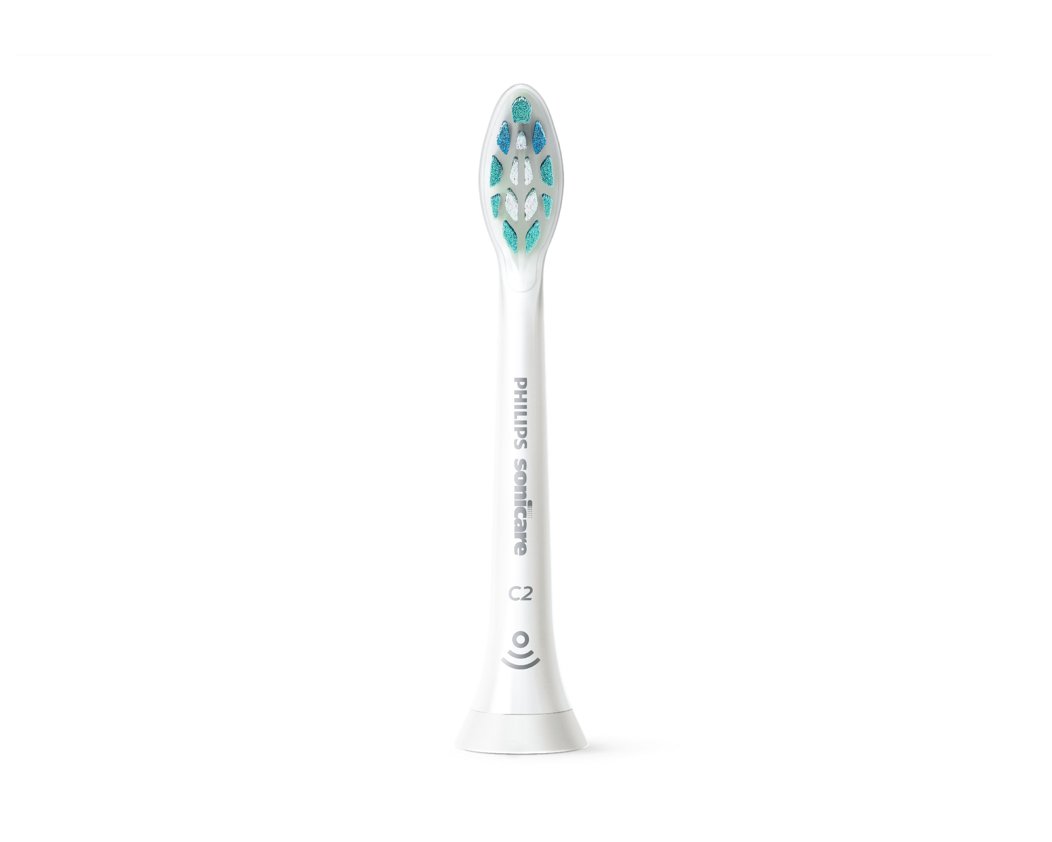 Philips Sonicare C2 Optimal Plaque Defence HX9022/10 Opzetborstels - 2 stuks - Wit