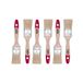 Hardy Working Tools 6x Platte Kwastenset 35 mm Serie 36