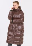 WHISTLER Mantel Lakewood Vrouwen Lila-bruin Maat 42