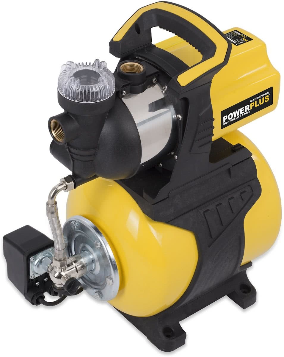 Powerplus Hydrofoorpomp 1000W 19L RVS Ring POWXG9573