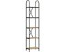 vidaXL Boekenplank 5-laags 40 x 30 x 183 cm Bewerkt hout Artisan Eiken