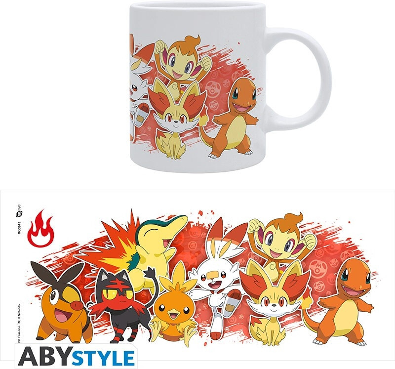 GB eye Pokemon - Fire Starters Mug