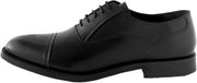 Next - Heren - Leren Oxford-schoenen met neusstuk en brede pasvorm - Zwart