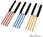 Mister Babache Aluminium flex diabolo stokjes wit/goud