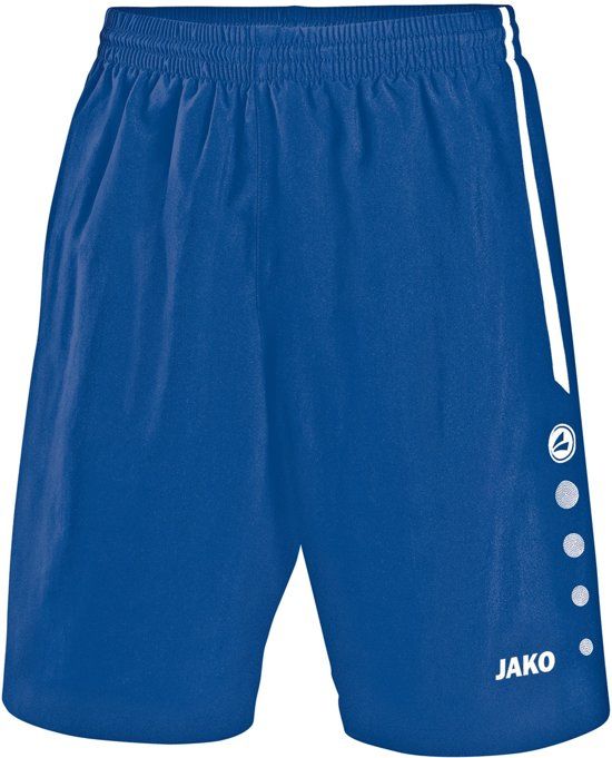 JAKO Turin Short - Voetbalbroek - Mannen - Maat S - Blauw kobalt