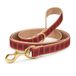 New Red Plaid Lead 5 smal (breedte 5/8) hondenriem