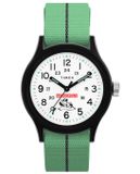 Timex X Monopoly TW2Y47100 Horloge - Textiel - Groen - Ø 36 mm