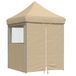 Syfax Partytent Beige Inklapbaar Pop-Up met 4 Zijwanden