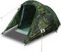 vidaXL Tunneltent 3-persoons waterdicht camouflage