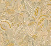 A.S. Création Vliesbehang Bloemen en Bladeren Abstract Meerkleurig Beige 53 cm x 1005 cm