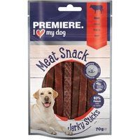 PREMIERE Meat Snack Jerky Sticks hond Rund 6x70 g