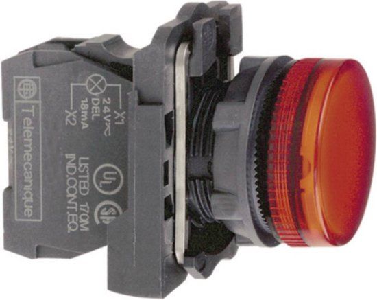 Schneider Electric XB5AVB5 Signaallamp Oranje 24 V/DC, 24 V/AC