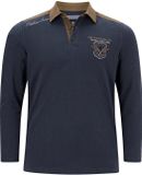 Jan Vanderstorm heren Sweatshirt - 68/70 - donkerblauw - Plus Size