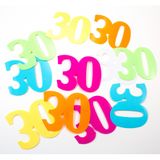 Folat Mega confetti 30 jaar leeftijd versiering 12 stuks