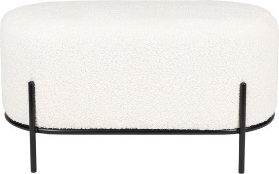 Housecraft Living Boz Hocker/ bankje Off-White - Wit
