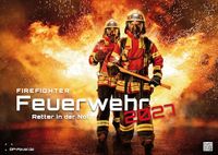 FIREFIGHTER - Retter in der Not - Feuerwehr - 2027 - Kalender DIN A2