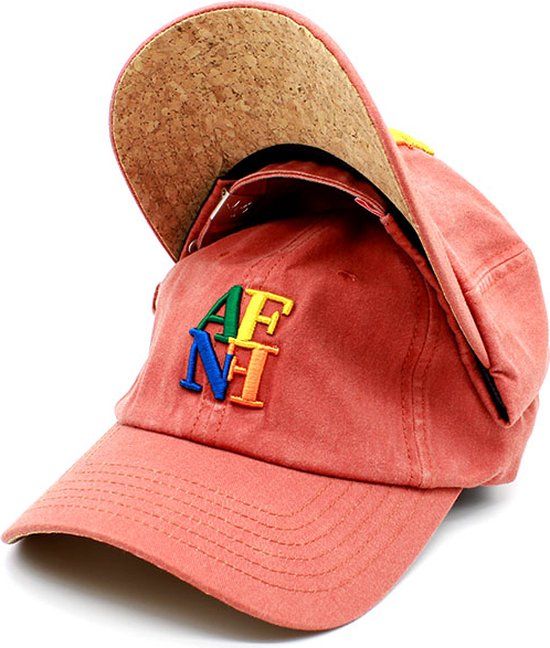 Woed AFNF Baseball Cap - A Fish Named Fred - Orange - Cork - One Size