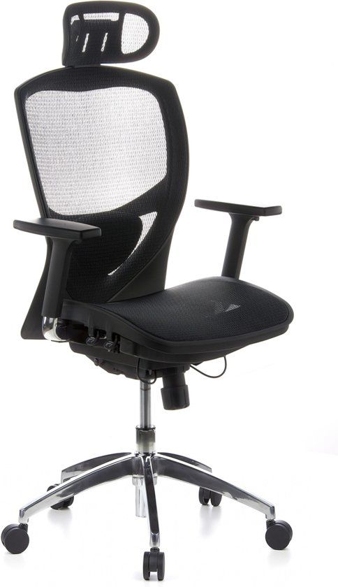 HJH OFFICE Venus One - Bureaustoel - Zwart